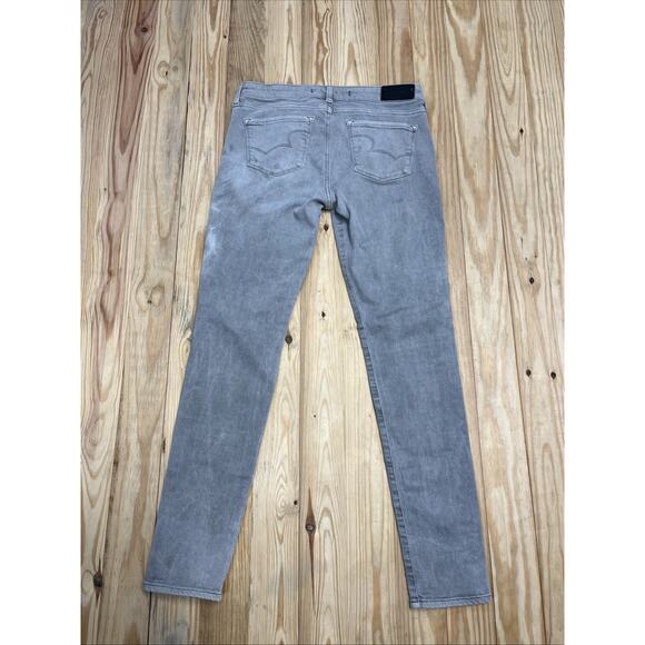 Big Star Alex Skinny Jeans Womens Size 29 Denim Grey Stretch - Picture 2 of 7